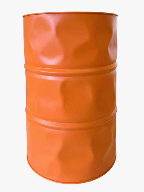 COMODINO BARREL HERMES H 60 CM 6 KG NAOR ORANGE