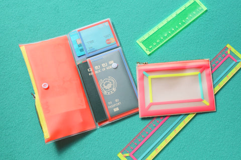 PORTADOCUMENTI NALTHINI TRAVEL WALLET-CHECK LIGHTREE MULTICOLOR