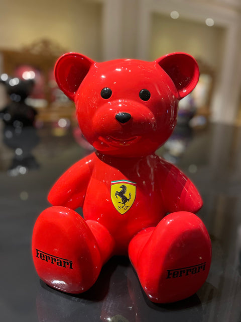 ORSETTO TEDDY FERRARI 35 CM NAOR RED