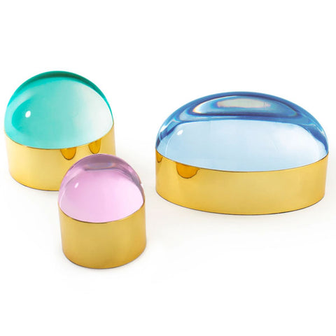 SMALL GLOBO BOX PINK ART. 18971  JONATHAN ADLER MULTICOLOR