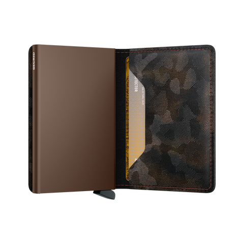 PORTAFOGLIO SLIMWALLET JUNGLE BROWN SECRID MULTICOLOR