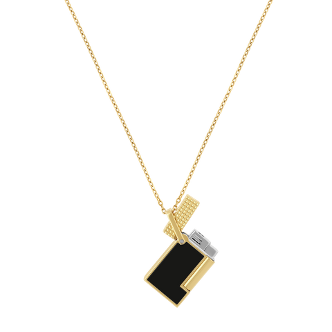 ACCENDINO COLLANA GOLDEN/BLK LACQ. ART. K27077CH S.T. DUPONT