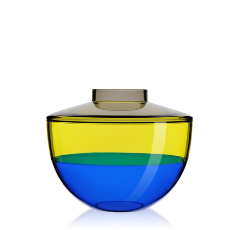 VASO SHIBUYA FUME' GIALLO BLU 01221/33 KARTELL MULTICOLOR