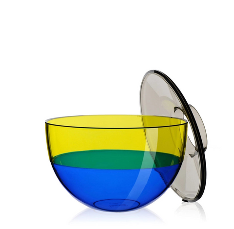 VASO SHIBUYA FUME' GIALLO BLU 01221/33 KARTELL MULTICOLOR