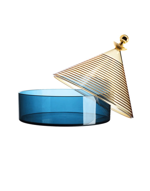 CONTENITORE TRULLO GIALLO/BLU 01550/GB KARTELL MULTICOLOR