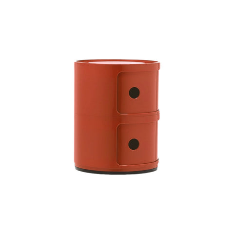 COMODINO COMPONIBILE 2 ELEMENTI ARANCIO/AMBRA 04966/AM KARTELL ORANGE