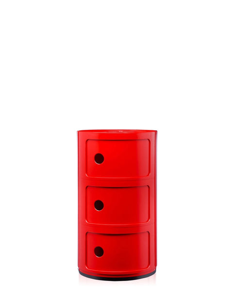 COMODINO COMPONIBILE 3 ELEMENTI 0496710 KARTELL RED