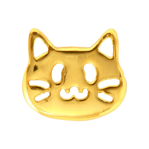 ORECCHINO LULU COPENHAGEN GOLD PLATED 925  LULU1386 KITTY GOLD