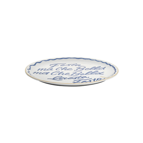 PIATTO PIZZA FESTA D. 32 CM. LGP01002 BITOSSI HOME BLUE