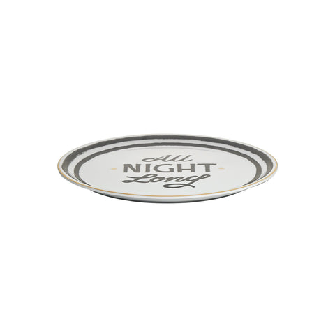 PIATTO PIZZA ALL NIGHT LONG D. 32 CM. LGP01003 BITOSSI HOME BLACK