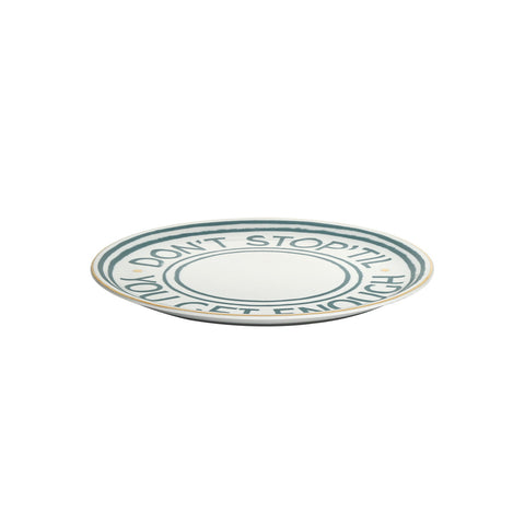PIATTO PIZZA DON'T STOP TILL D.32 CM LGP01004 BITOSSI HOME GREEN