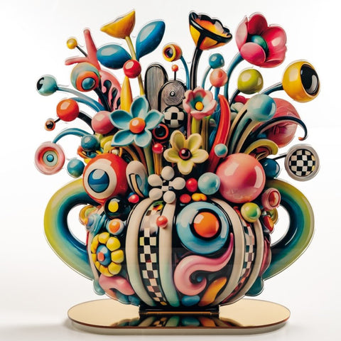 VASO FIORI LOLLYPOP UNO ART. 130284061 LINEE RECANATI