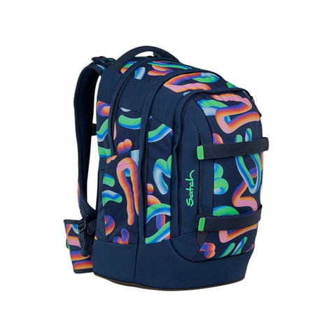 ZAINO PACK SCHOOL RUCKSACK SATCH CRAZY TWIST BLUE