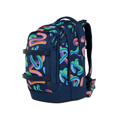 ZAINO PACK SCHOOL RUCKSACK SATCH CRAZY TWIST BLUE