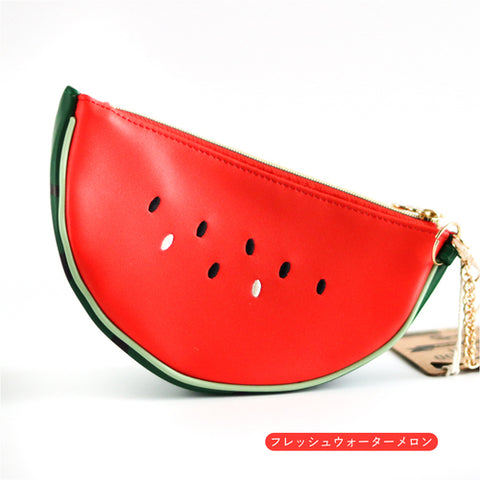 PORTAMONETE FRUIT/VEGGY FRESH WATERMELON LEATHER YUP! RED
