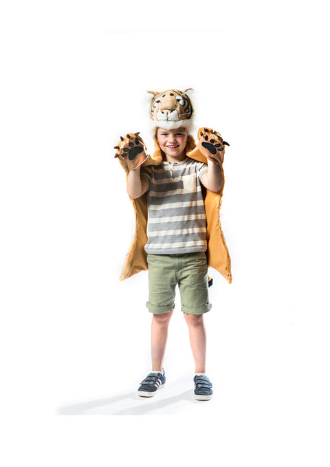 COSTUME DISGUISE TIGER ART. WS1002 WILD & SOFT  BROWN