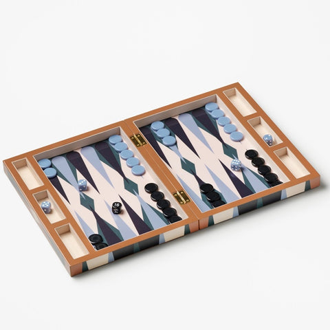 GIOCO BACKGAMMON LACQUERED PW00722 PRINTWORKS MULTICOLOR