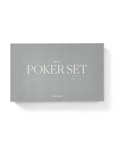 GIOCO PRINTWORKS POKER SET