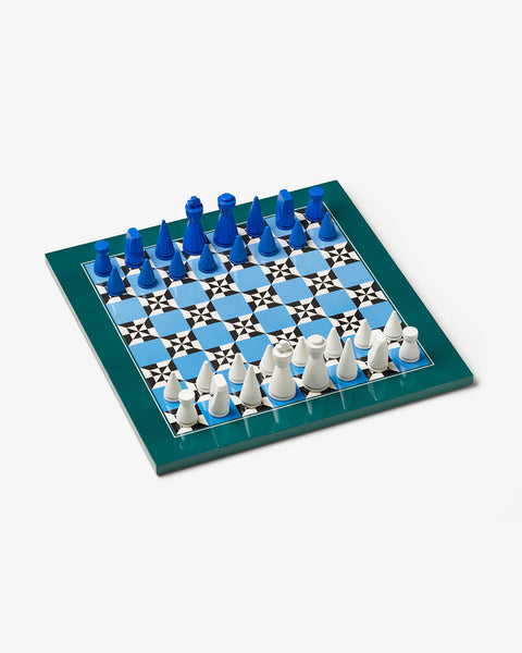 LACQUERED CHESS POSEIDON ART. PW00673 PRINTWORKS BLUE