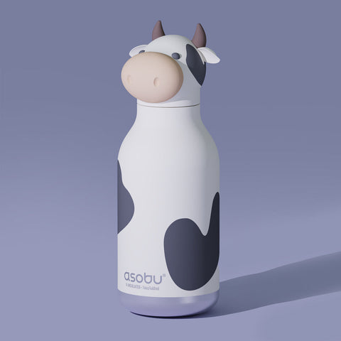 BORRACCIA BESTIE BOTTLE COW ART. SBV44-COW ASOBU WHITE