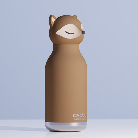 BORRACCIA BESTIE BOTTLE  FOX ART. SBV44-FOX ASOBU BROWN