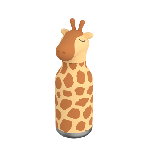 BORRACCIA BESTIE ANIMAL BOTTLE ART. SBV44-GF-GIRAFFE ASOBU BROWN