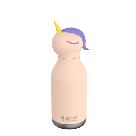 BORRACCIA BESTIE ANIMAL BOTTLE ART. SBV44UNICORN ASOBU PINK