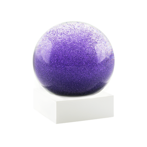 COOL SNOW GLOBES SERENITY SPHERES  SS003-PRPL PURPLE