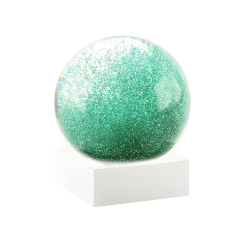 COOL SNOW GLOBES SERENITY SPHERES  SS004-TEAL TEAL BLUE