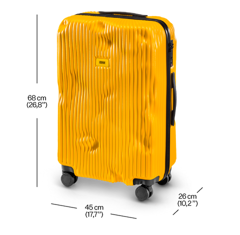 TROLLEY CRASH BAGGAGE STRIPE CB152 MEDIUM 04 YELLOW