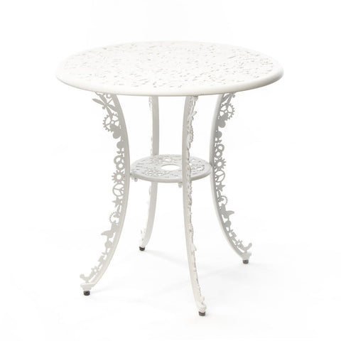 TAVOLO IN ALLUMINIO INDUSTRY COLLECTION 70 X 74CM ART. 18687BIA SELETTI WHITE