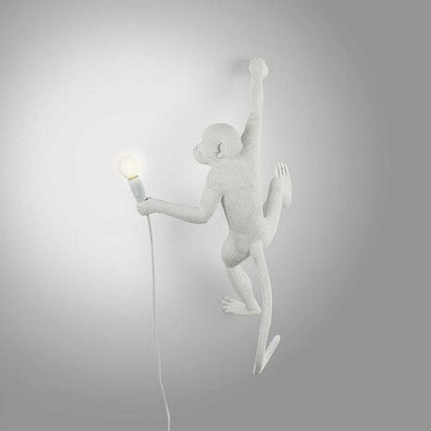 LAMPADA MONKEY HANGING RIGHT 14879 SELETTI WHITE