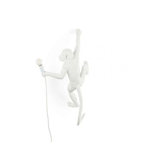 LAMPADA MONKEY HANGING RIGHT 14879 SELETTI WHITE