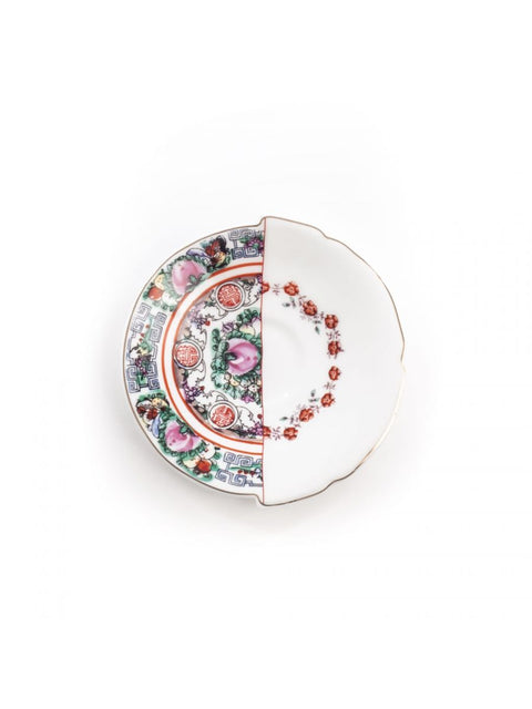 TAZZINA CAFFE' CON PIATTINO PORCELLANA HYBRID 09743 SELETTI MULTICOLOR