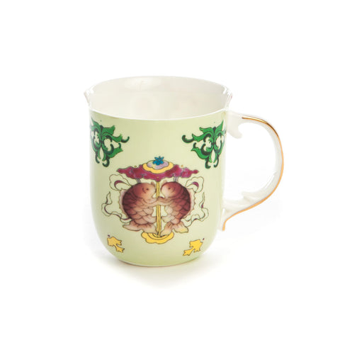 TAZZA PORCELLANA CM 8,5 H 10 ANASTASIA 09751 SELETTI MULTICOLOR
