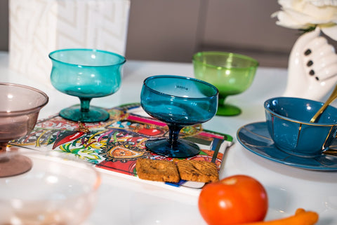 SET 6 COPPETTE TEXTURE BLU/VERDE ART. MCV02023 BITOSSI HOME MULTICOLOR
