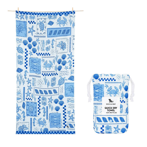 TELO BEACH TOWELS GRECIAN SHORES DOCK & BAY