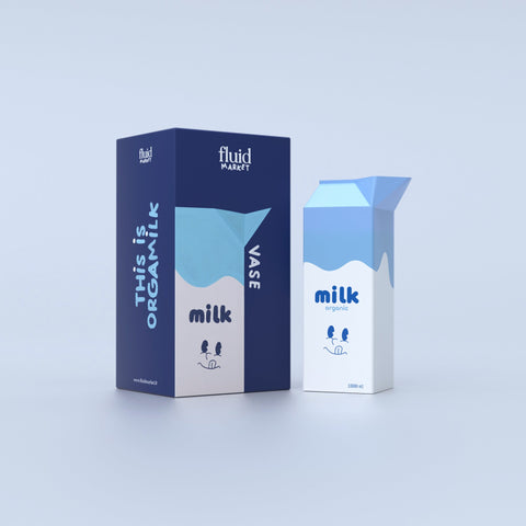 VASO MILK FLUID MARKET BLUE