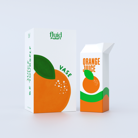 VASO ORANGE JUICE FLUID MARKET MULTICOLOR