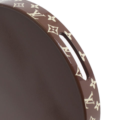 VASSOIO PLATEAU DIAMETRO 40 CM LOUIS VUITTON NAOR BROWN