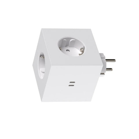 PRESA AVOLT SQUARE 2 USB C OPAL WHITE SOCKET F