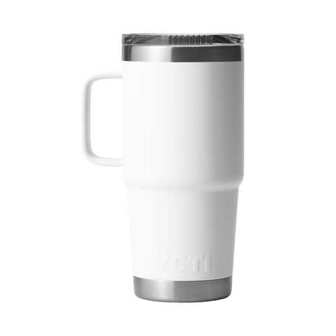 RAMBLER TRAVEL MUG YETI WHITE