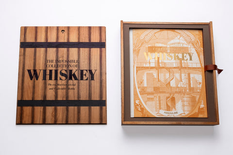 LIBRO THE IMPOSSIBLE COLLECTION OF WHISKEY ASSOULINE BROWN