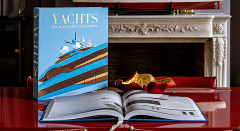 LIBRO YACHTS THE IMPOSSIBLE COLLECTION ASSOULINE BLUE