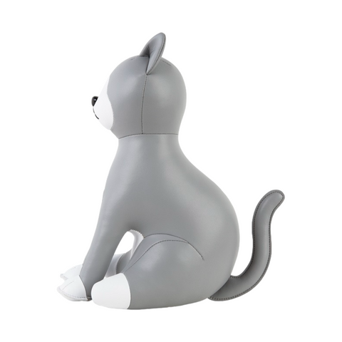 ZUNY DOORSTOP 2 KG CAT TUXEDO GREY & WHITE