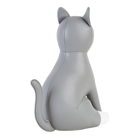 ZUNY DOORSTOP 2 KG CAT TUXEDO GREY & WHITE