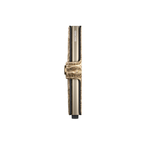 PORTAFOGLIO MINIWALLET CRUNCH GOLD SECRID GOLD