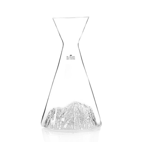 CARAFFA TOPOGRAPHIC MONTE BIANCO ALAKAN MAKER TRANSPARENT