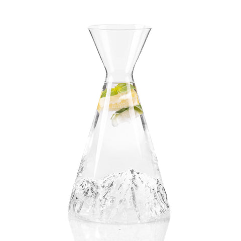 CARAFFA TOPOGRAPHIC MONTE BIANCO ALAKAN MAKER TRANSPARENT