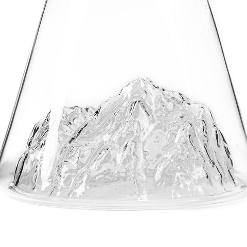CARAFFA TOPOGRAPHIC MONTE BIANCO ALAKAN MAKER TRANSPARENT